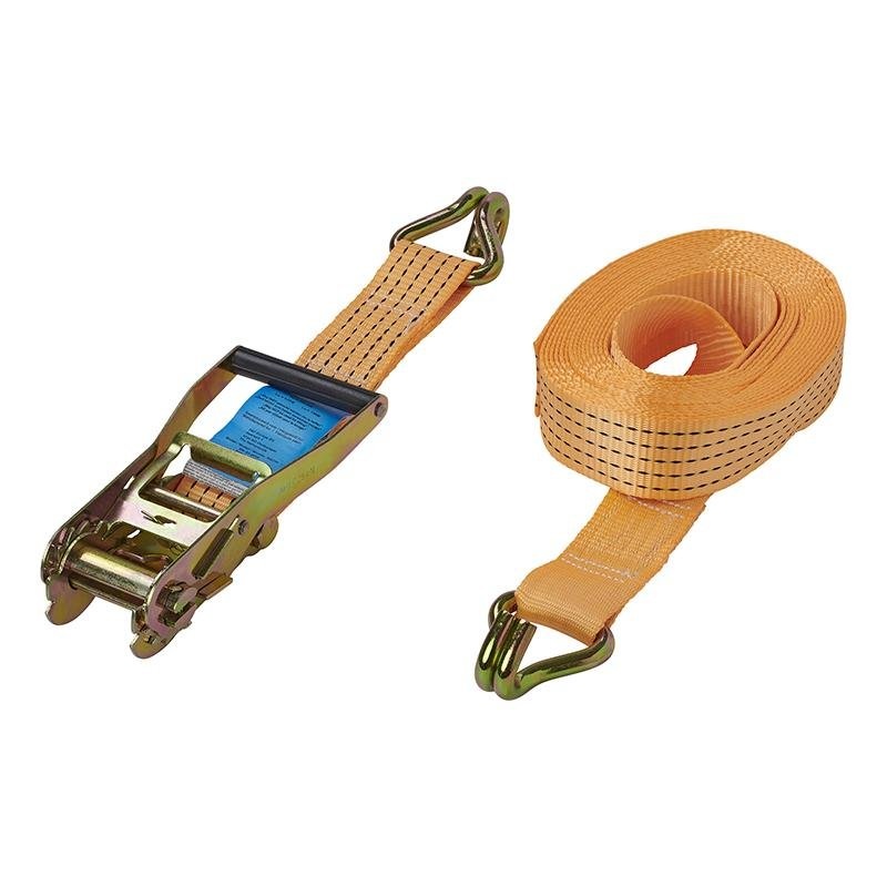 Spanband met ratel + 2 haken 8 meter 2500kg