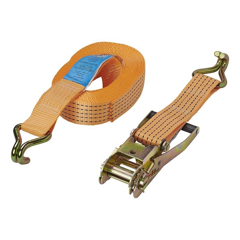 Spanband met ratel + 2 haken 8 meter 2500kg