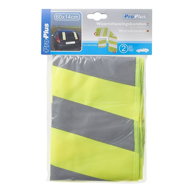 Waarschuwingsbanden met magneten set van 2 stuks