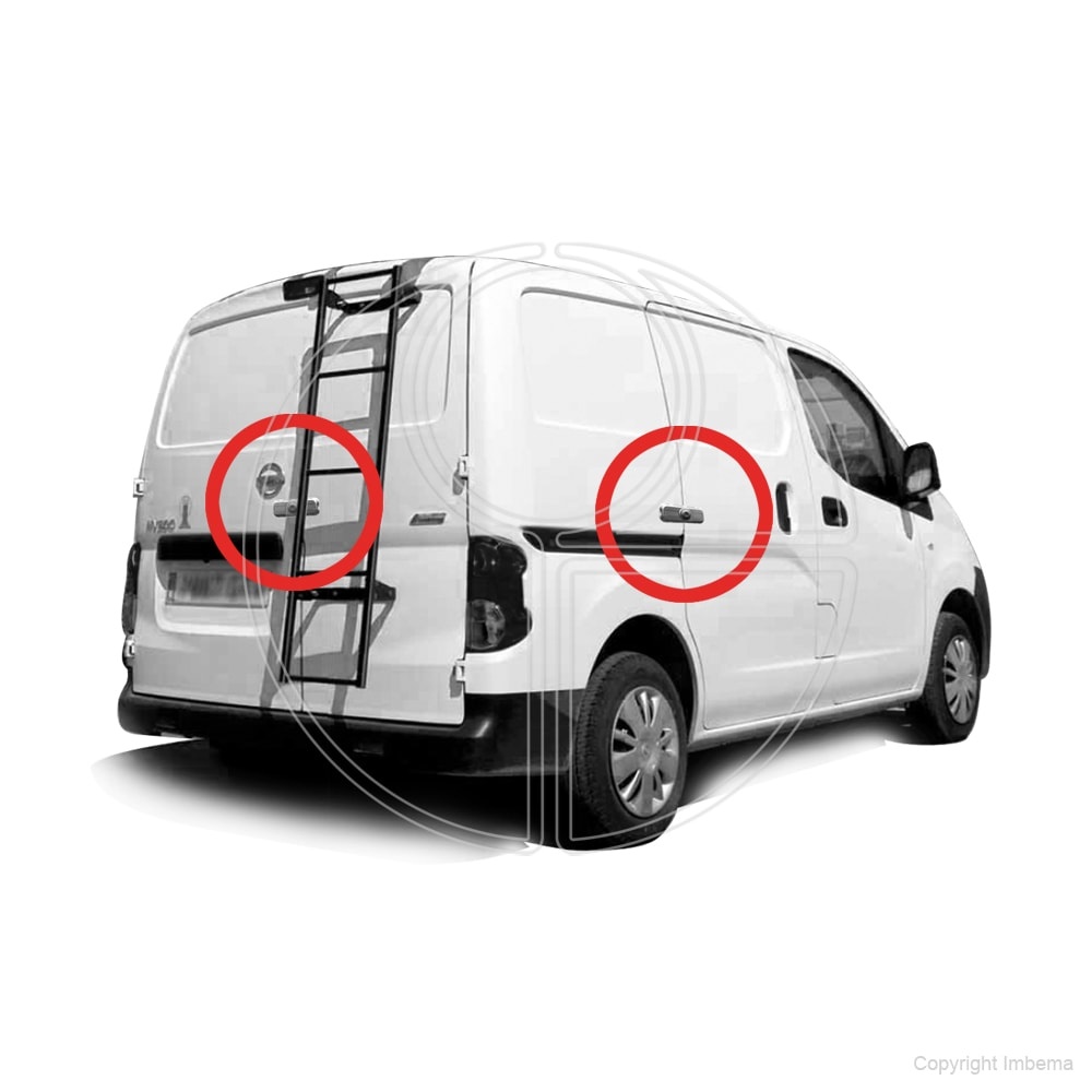 Bestelwagen slot Gatelock Van Medium Courier - SLAMLOCK 1x
