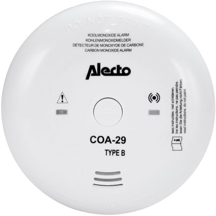 Alecto COA-29/7 Koolmonoxide melder - long life 7 jaar
