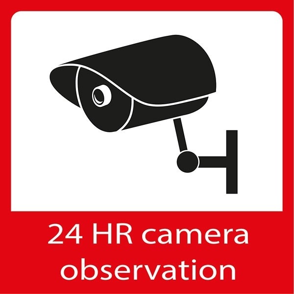 Camera raam stickers
