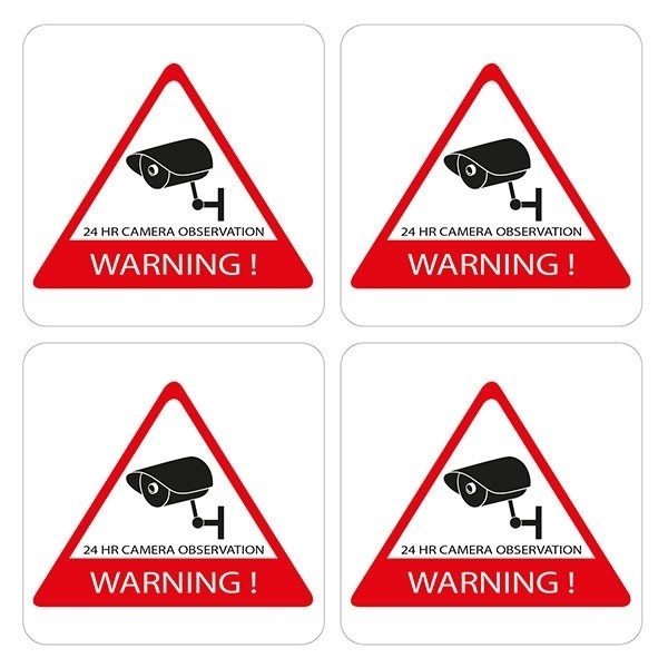 Camera raam stickers
