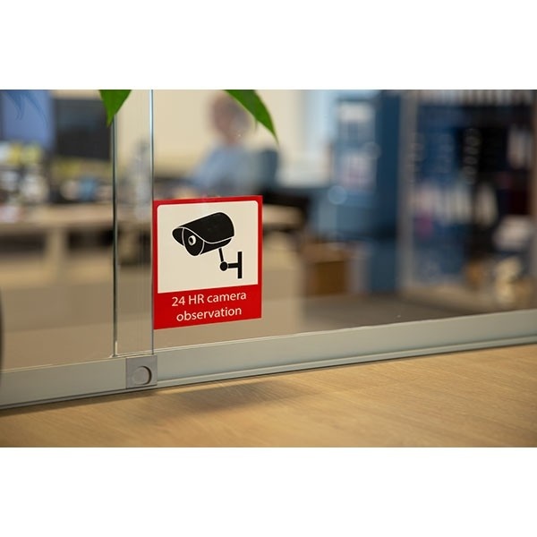 Camera raam stickers