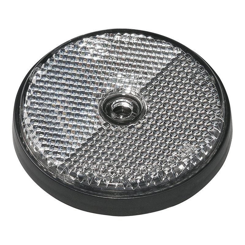 Reflector wit 60mm schroefbevestiging