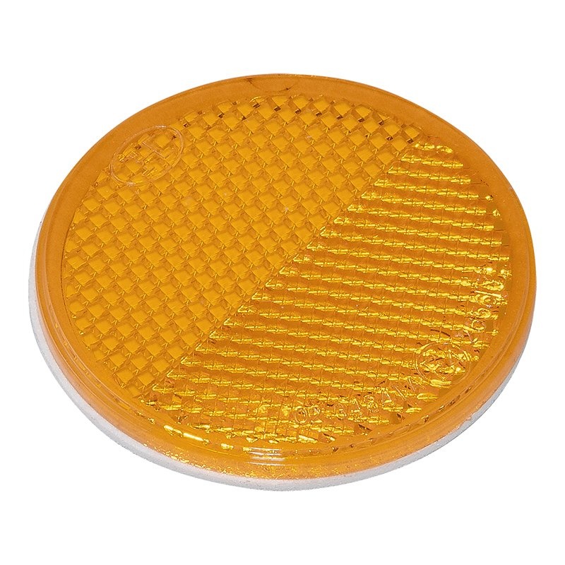Reflector oranje 60mm zelfklevend
