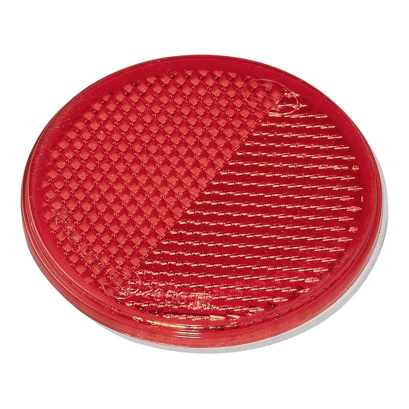 Reflector rood 60mm zelfklevend
