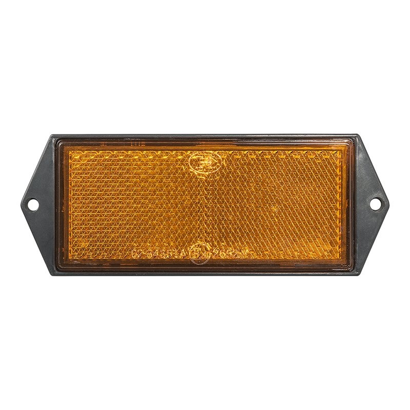 Reflector oranje 104x40mm schroefbevestiging 2 stuks