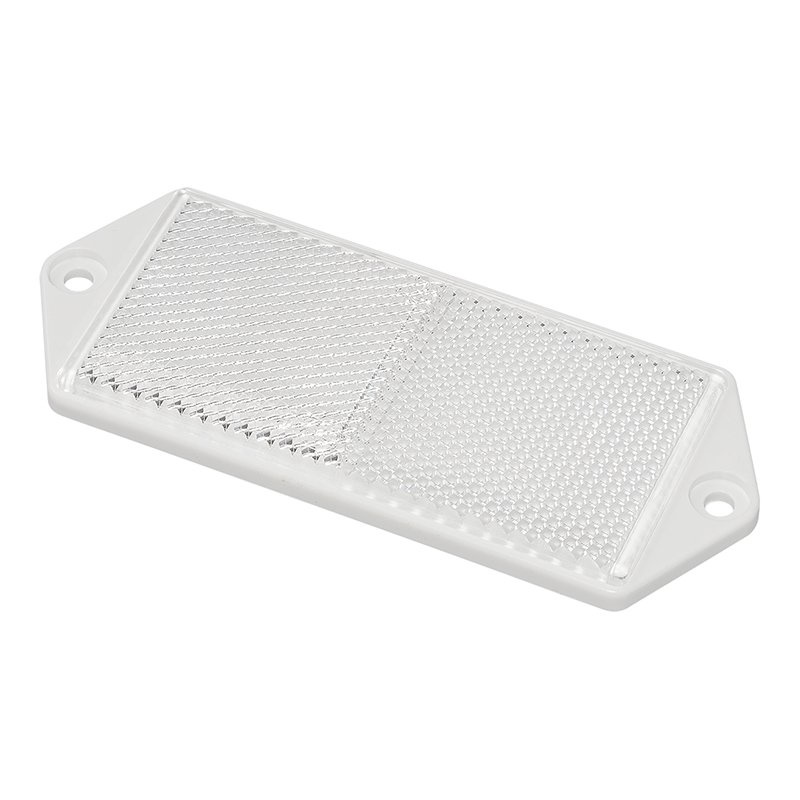 Reflector wit 127x51mm schroefbevestiging 2 stuks