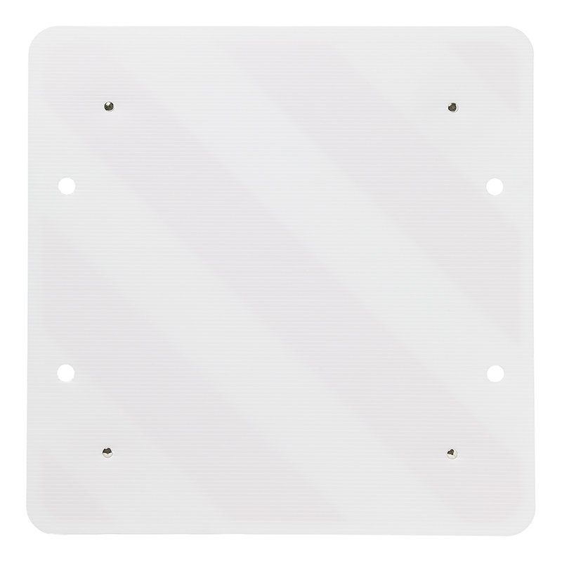 Markeringsbord kunststof 50x50cm met reflectoren