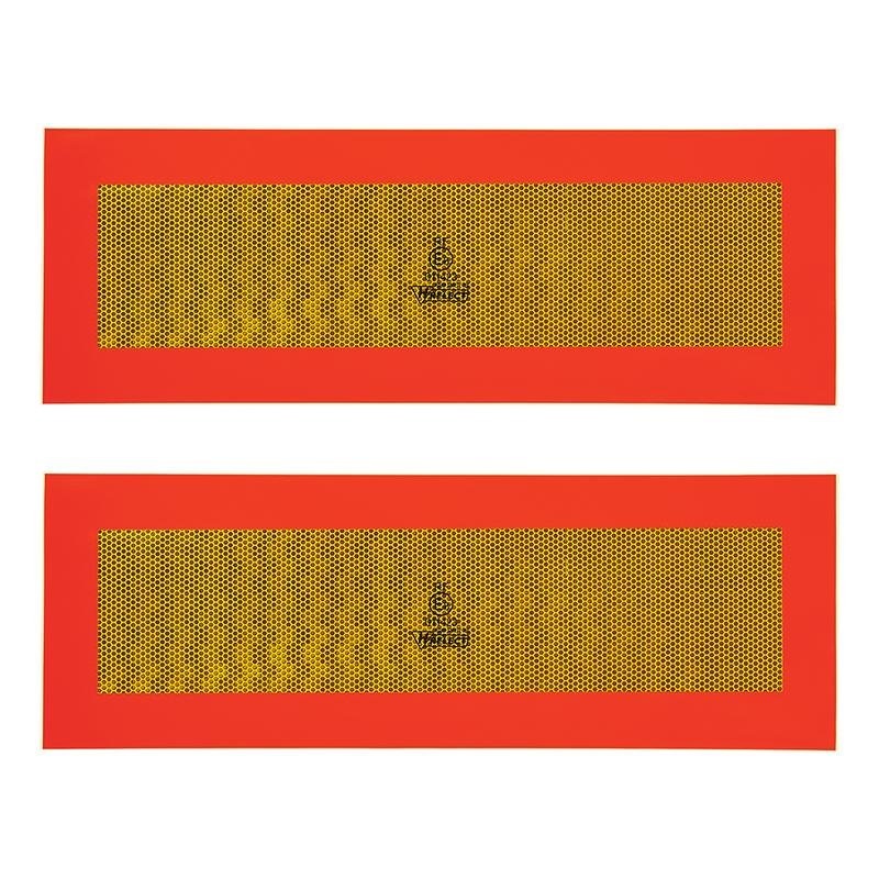 Markeringsbord aluminium "ECE 70" 56,5 X 19,5 Cm Rood/oranje