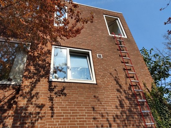 Alecto EL-450 aluminium vluchtladder - 4,5 m