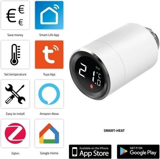 Alecto SMART-HEAT10 Smart Zigbee thermostaatkraan