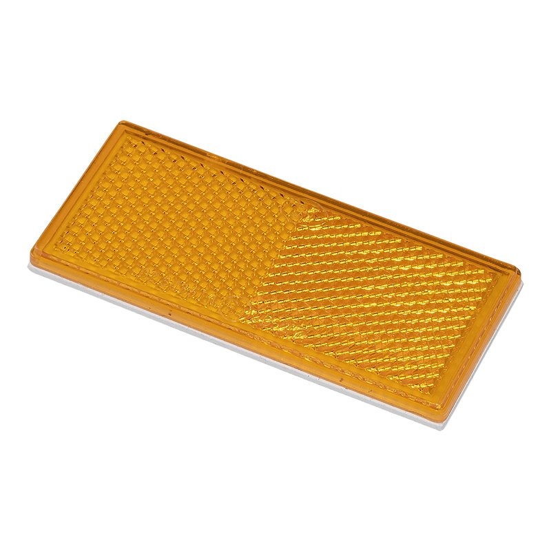 Reflector oranje 82x36mm zelfklevend 2 stuks