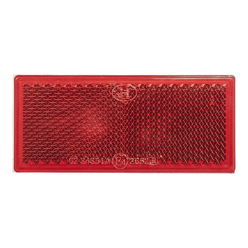Reflector rood 82x36mm zelfklevend
