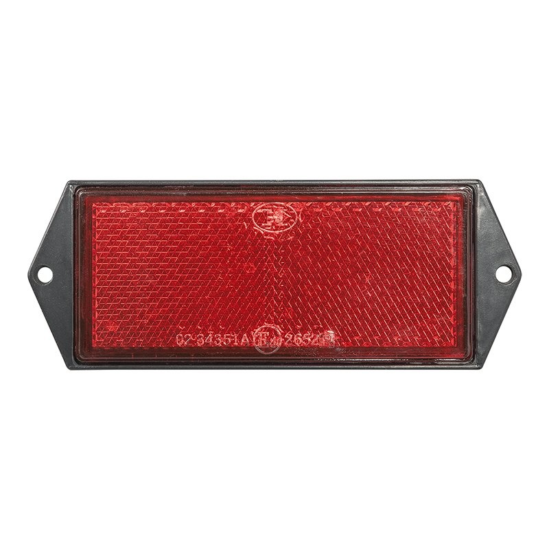 Reflector rood 104x40 schroefbevestiging