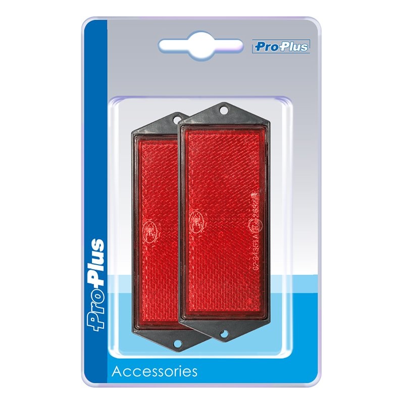 Reflector rood 104x40 schroefbevestiging 2 stuks