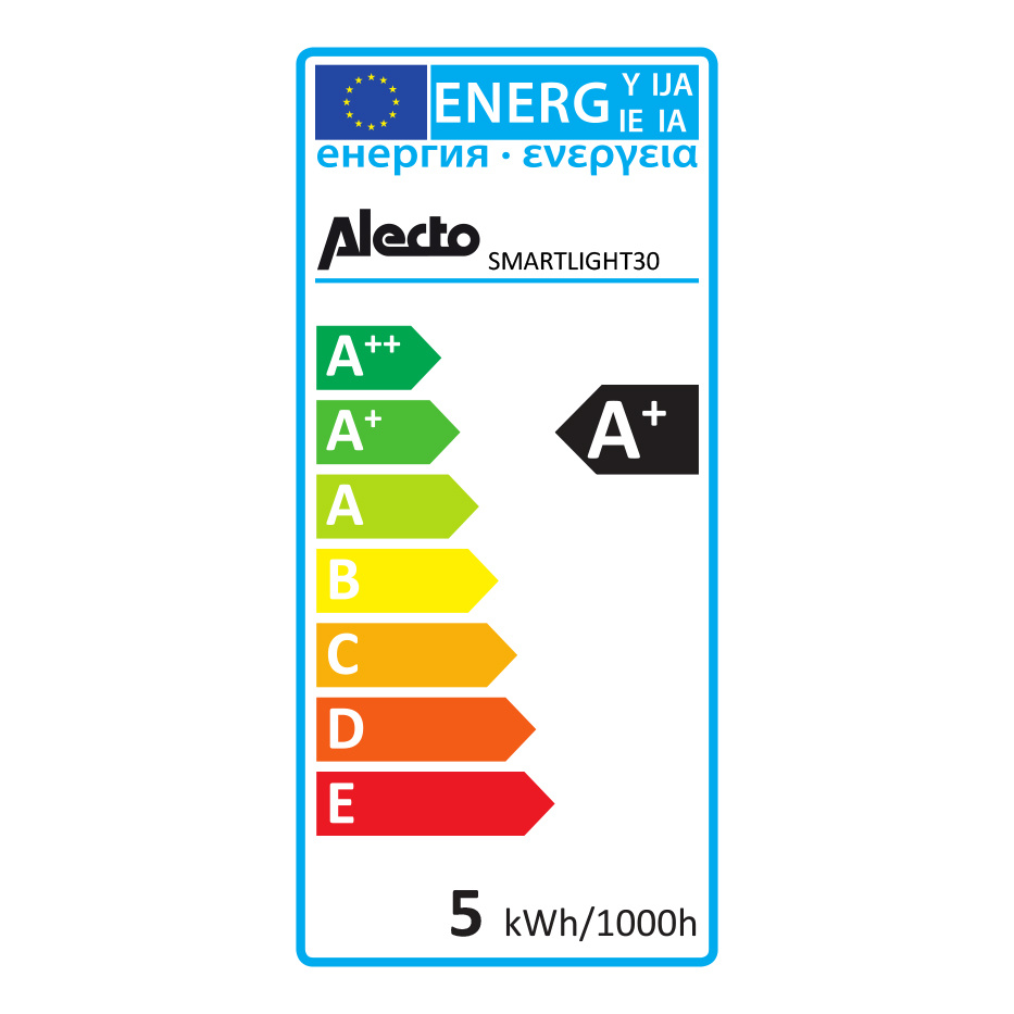 Alecto Smart candle RGB lamp met E14 fitting