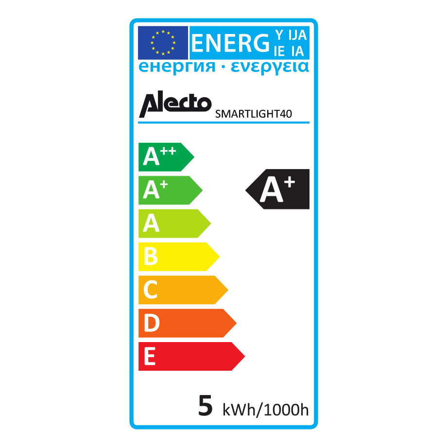 Alecto Smart candle RGB lamp met E14 fitting - Copy