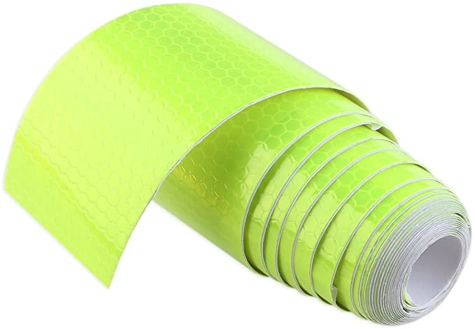 Fluorescerend groene zelfklevende tape 3 meter x 5 cm breed