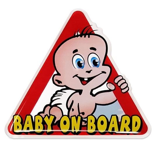 Baby on Board 3D autosticker
