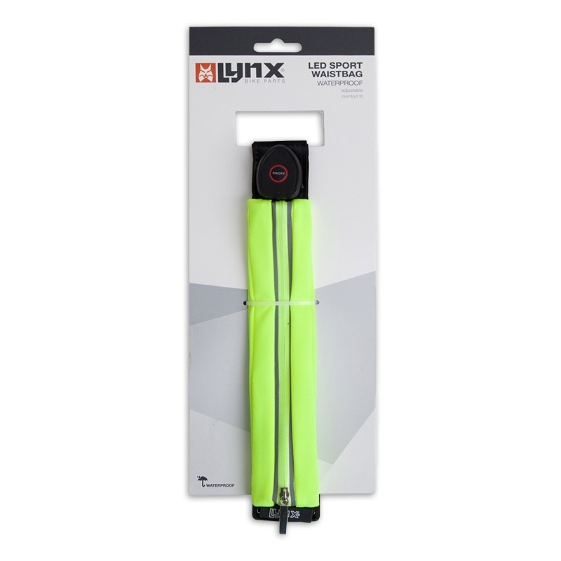 LED sport heuptas/hardloopriem USB