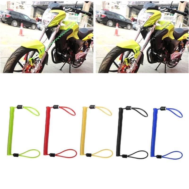 Motorfiets reminder kabel blauw 100cm