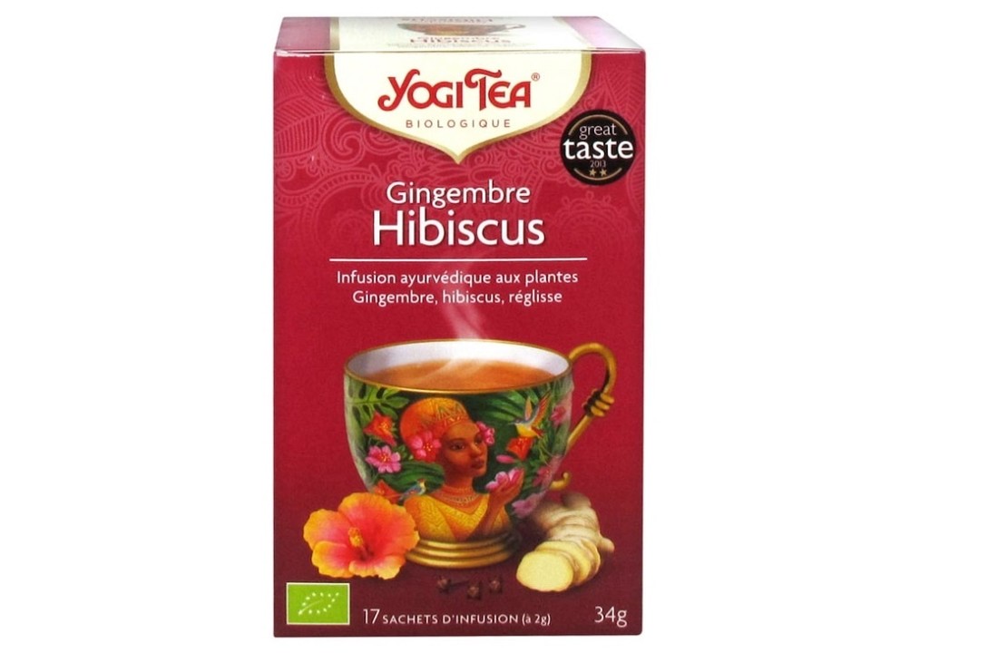 Yogi Tea Gember Hibiscus 17 Theezakjes