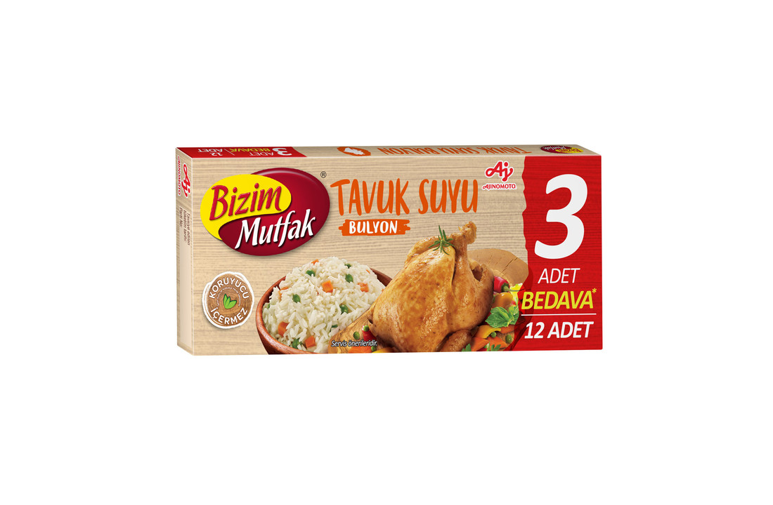 Bizim Mutfak Kip Bouillon 12stuks