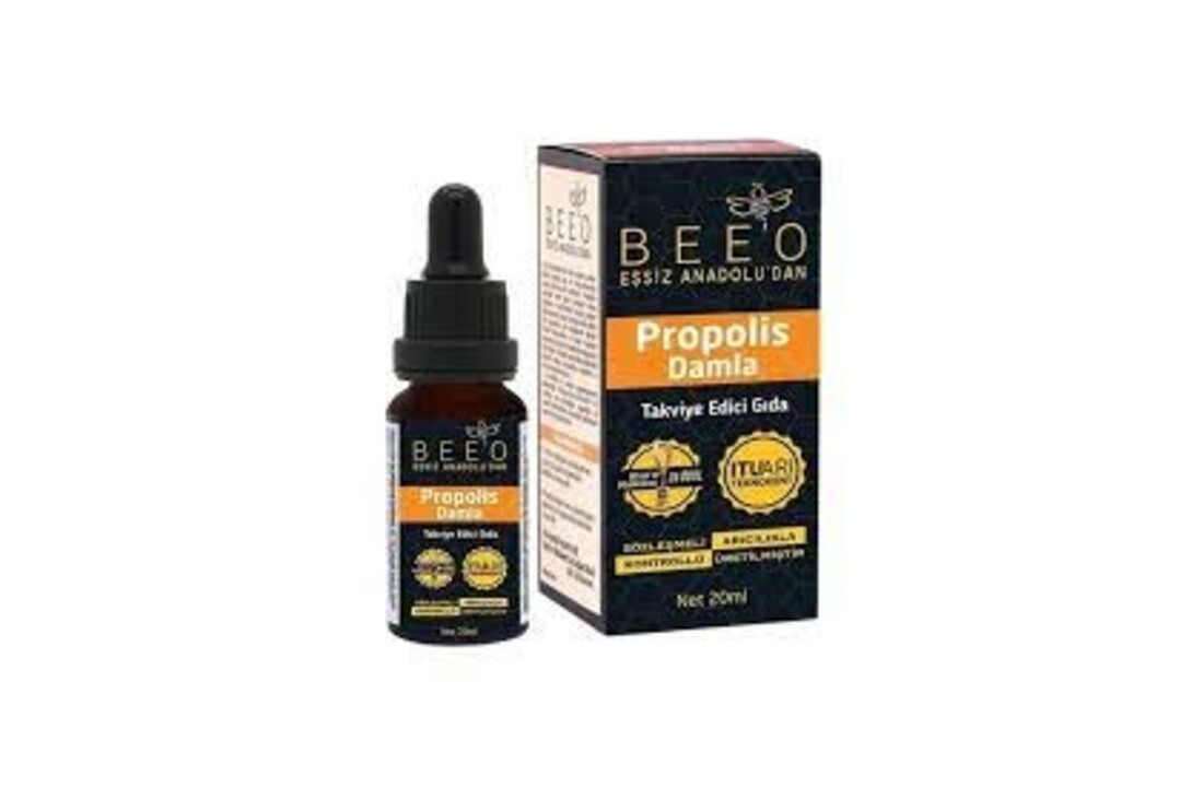 BEE&YOU 20% Puur Propolis Tinctuur - Grote Bron van Antioxidanten - Natuurlijke Ondersteuning van het Immuunsysteem - 30 ml