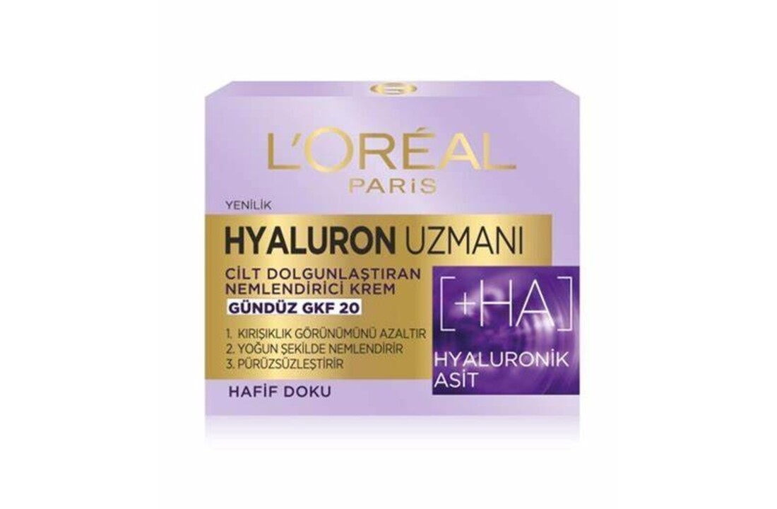 l`oreal paris hyaluron uzmani cilt dolgunlastiran nemlendirici krem 50ml
