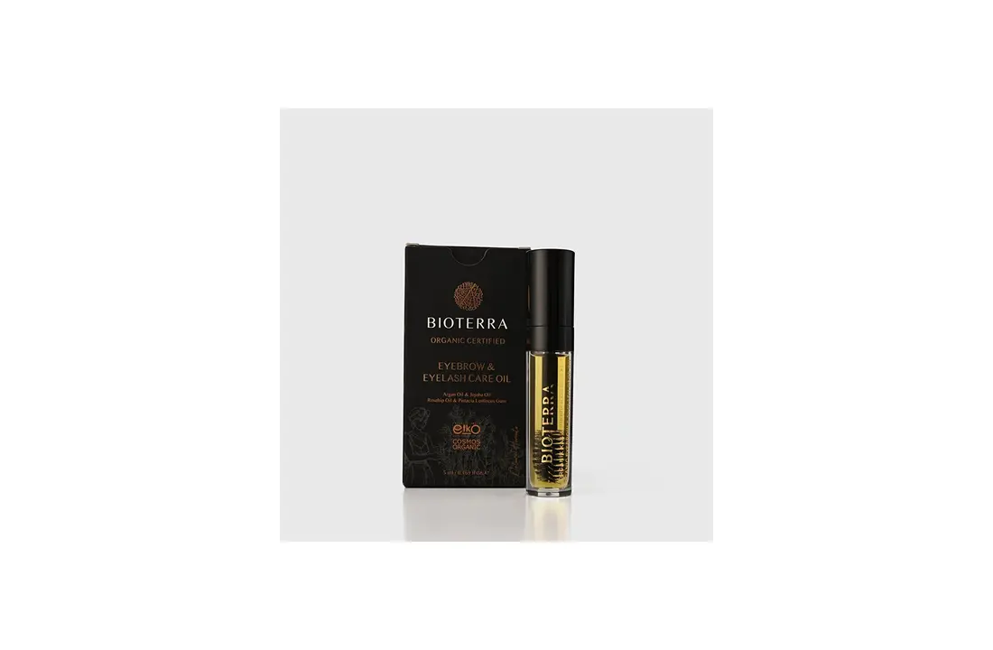 Bioterra organik sertifikali kas ve kirpik bakim yagi 5ml