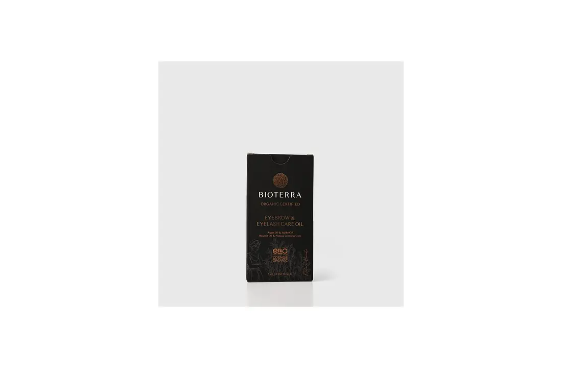 Bioterra organik sertifikali kas ve kirpik bakim yagi 5ml