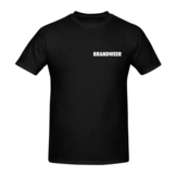 Silhouette op rug + brandweer op borst T-Shirt
