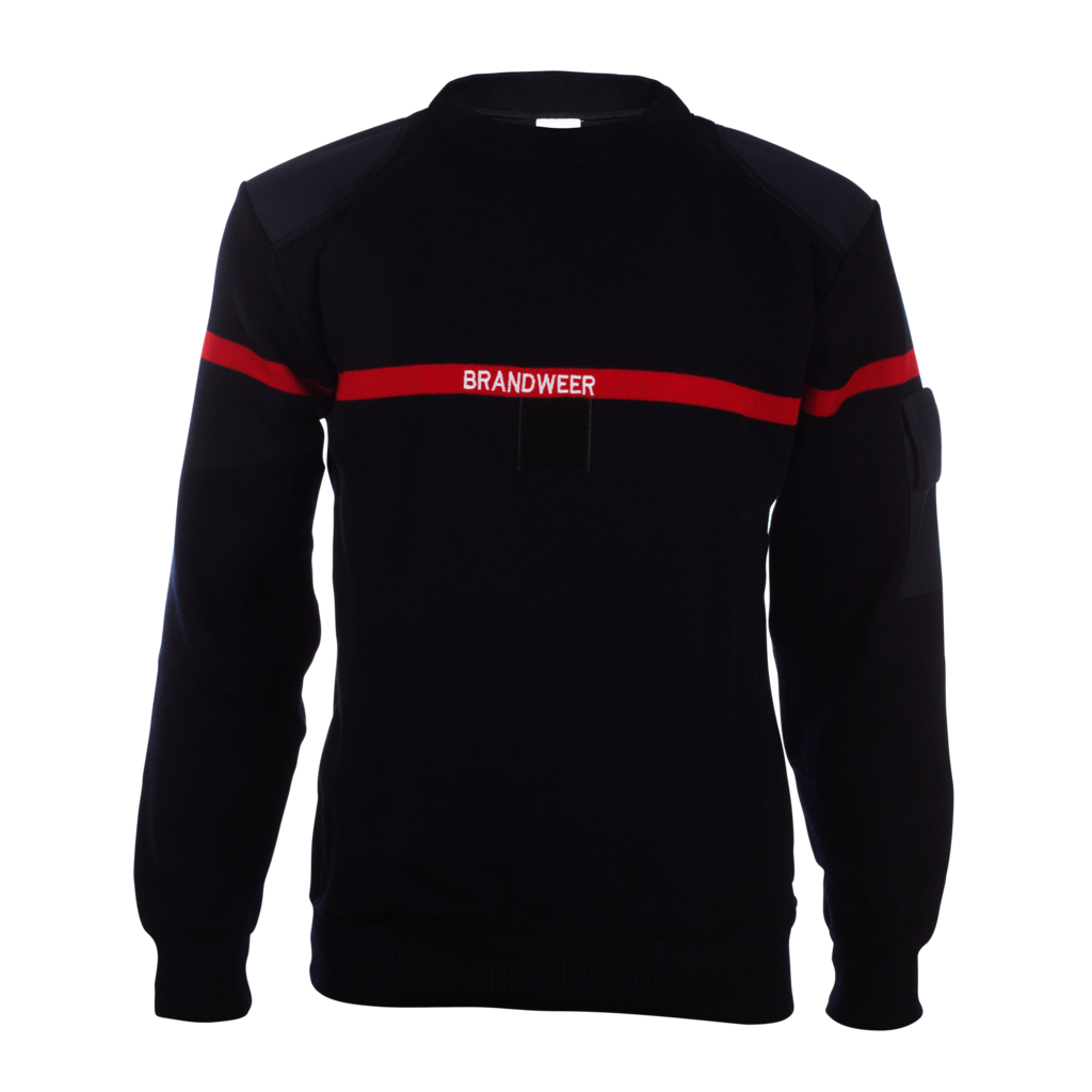 Brandweer Commandopull ronde col - Premium