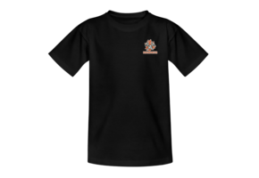 Kids logo brw borst + brandweer op rug T-Shirt