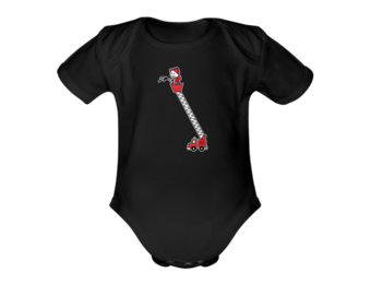 Baby ladderwagen borst rompertje