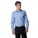 Uniformhemd licht blauw - lange mouwen