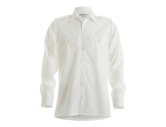 Uniformhemd wit - lange mouwen