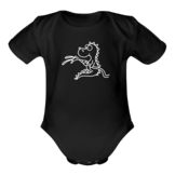 Baby vuurdraakje borst rompertje