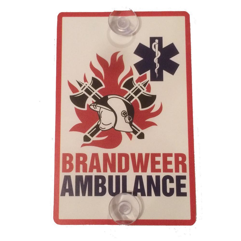 Autobordje Brandweer + Ambulance