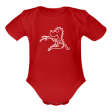 Baby vuurdraakje borst rompertje