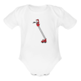 Baby ladderwagen borst rompertje