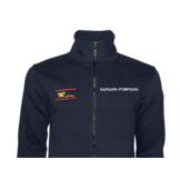 Sapeurs-Pompiers sweater full navy fermeture éclair - Premium