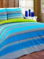 ELLE BLUE RANFORCE QUILT COVER SET