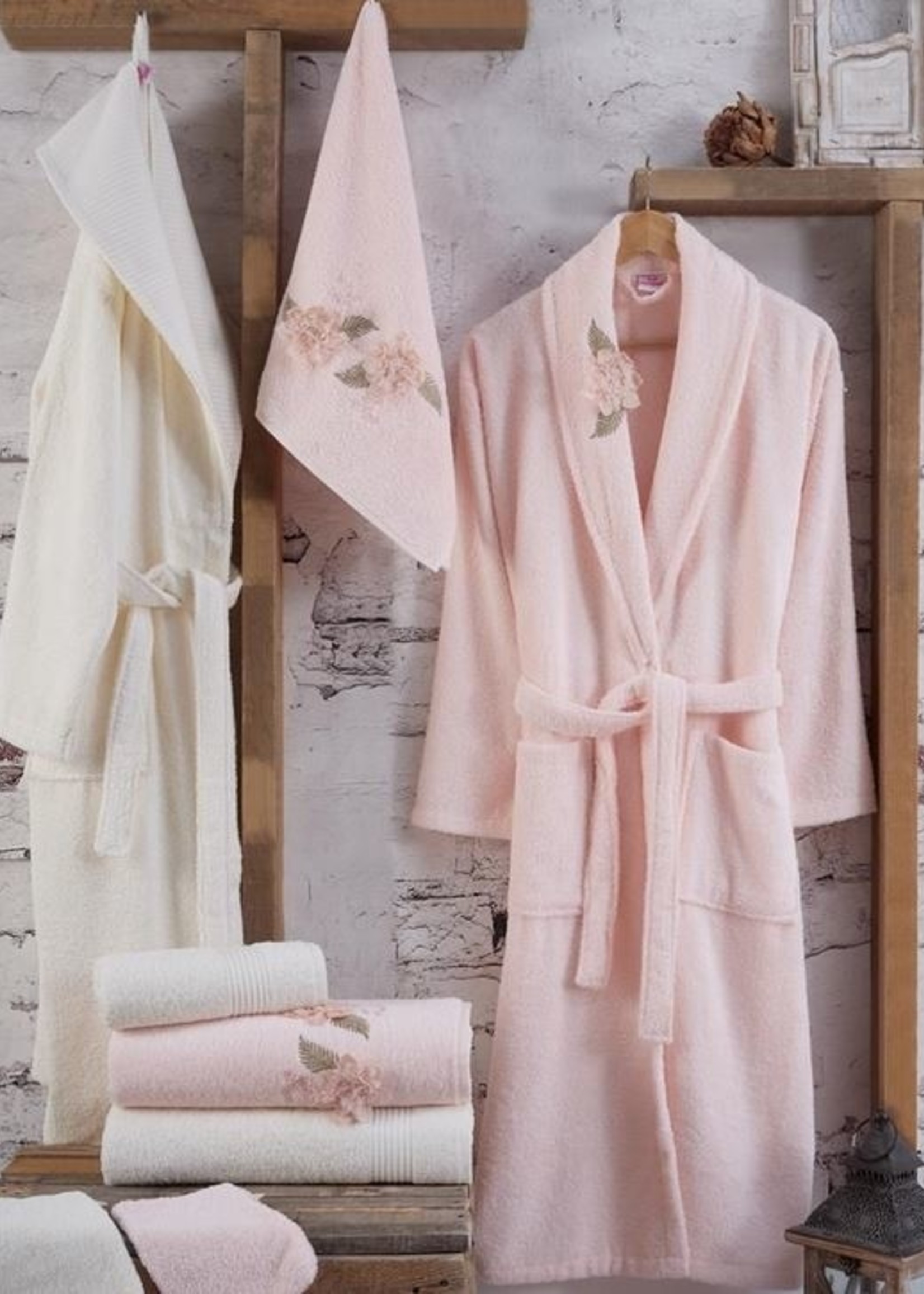 PAMİR BATHROBE SET | 8 PIECES