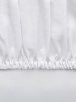 White Ranforce Single Fitted Sheet + 1 Pillowcase  100*200