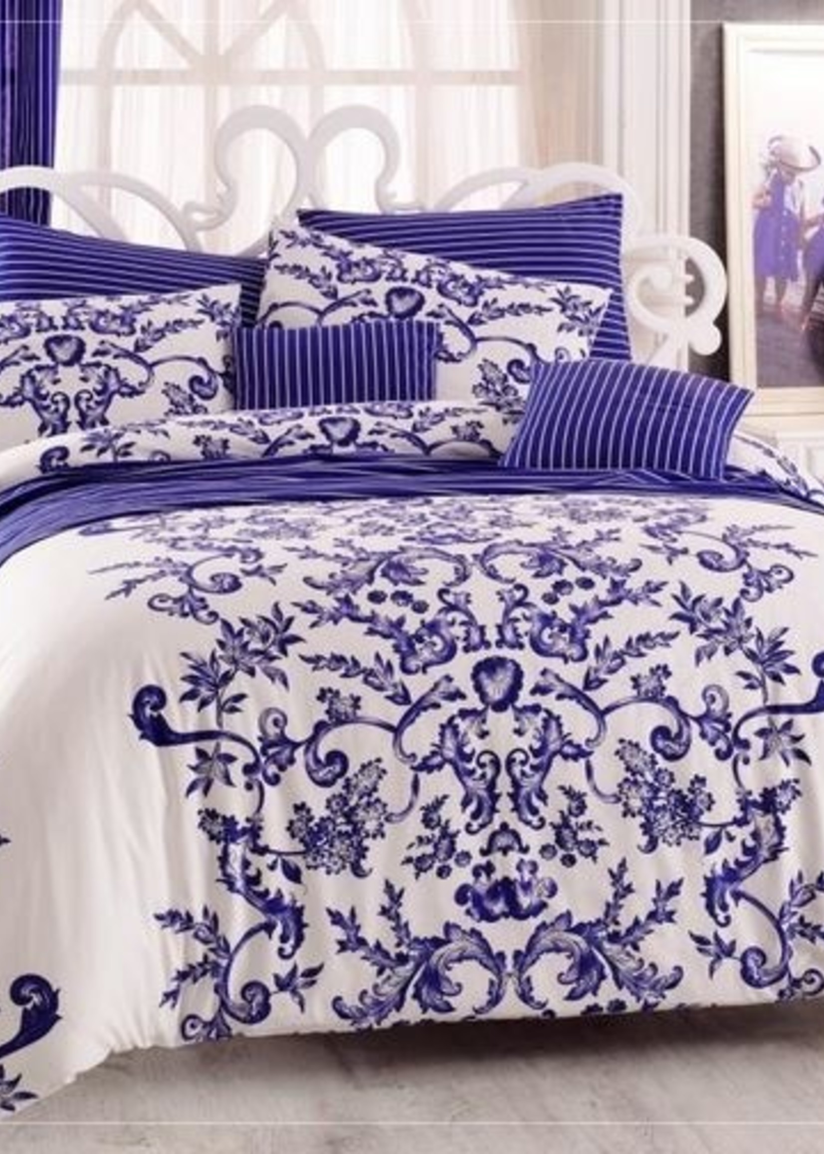 ROYAL BLUE RANFORCE TEK KİŞİLİK NEVRESİM TAKIMI