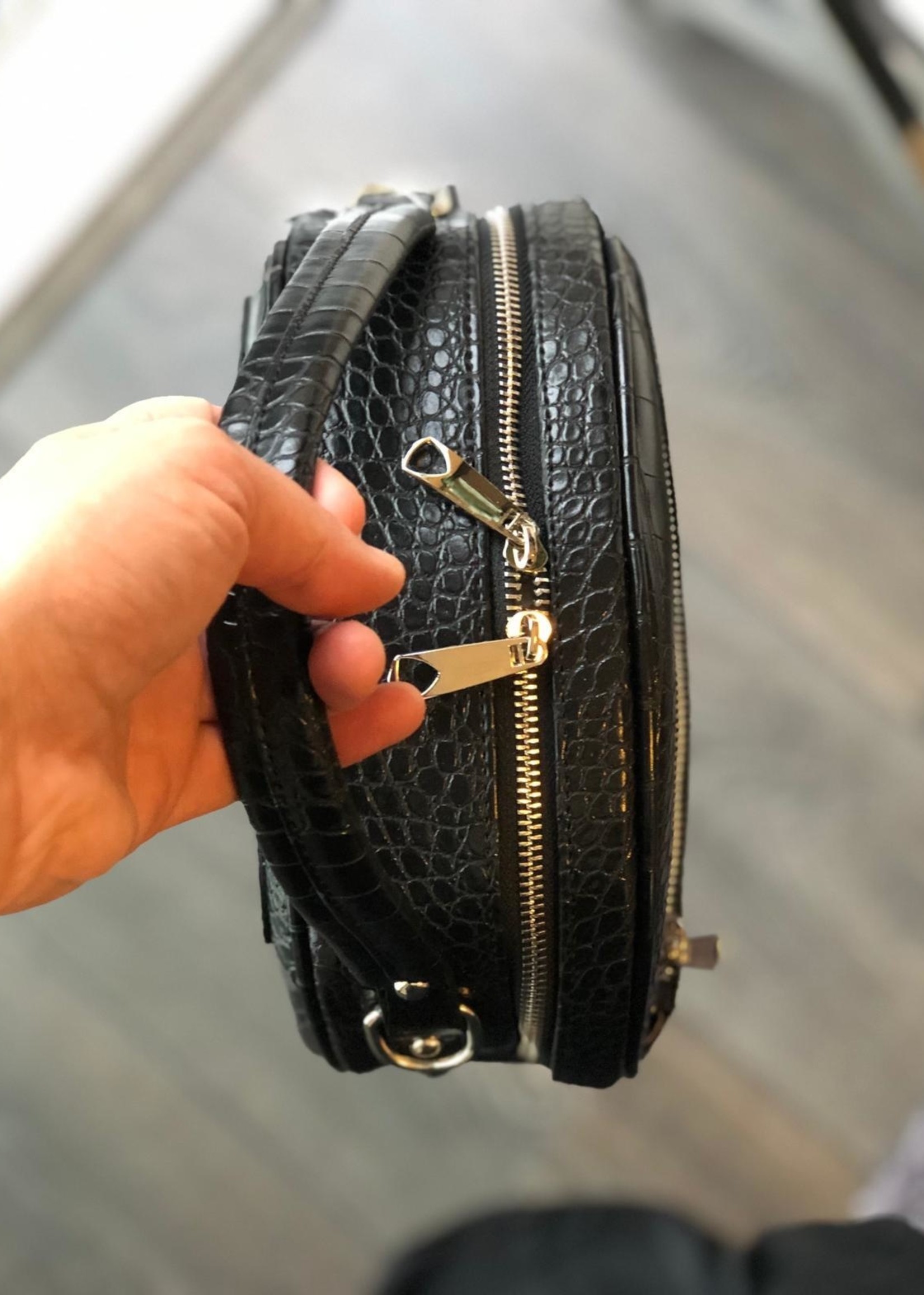 SEVILLA | CROCO BLACK