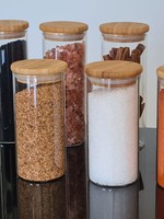 8 Pcs Glass Storage Container